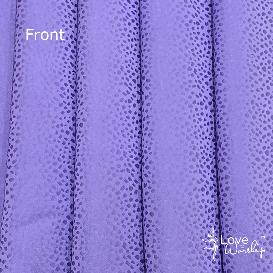 Lavender with Droplet Reflections